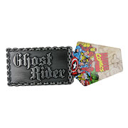Ghost Rider Logo Rectangular Marvel Belt Buckle